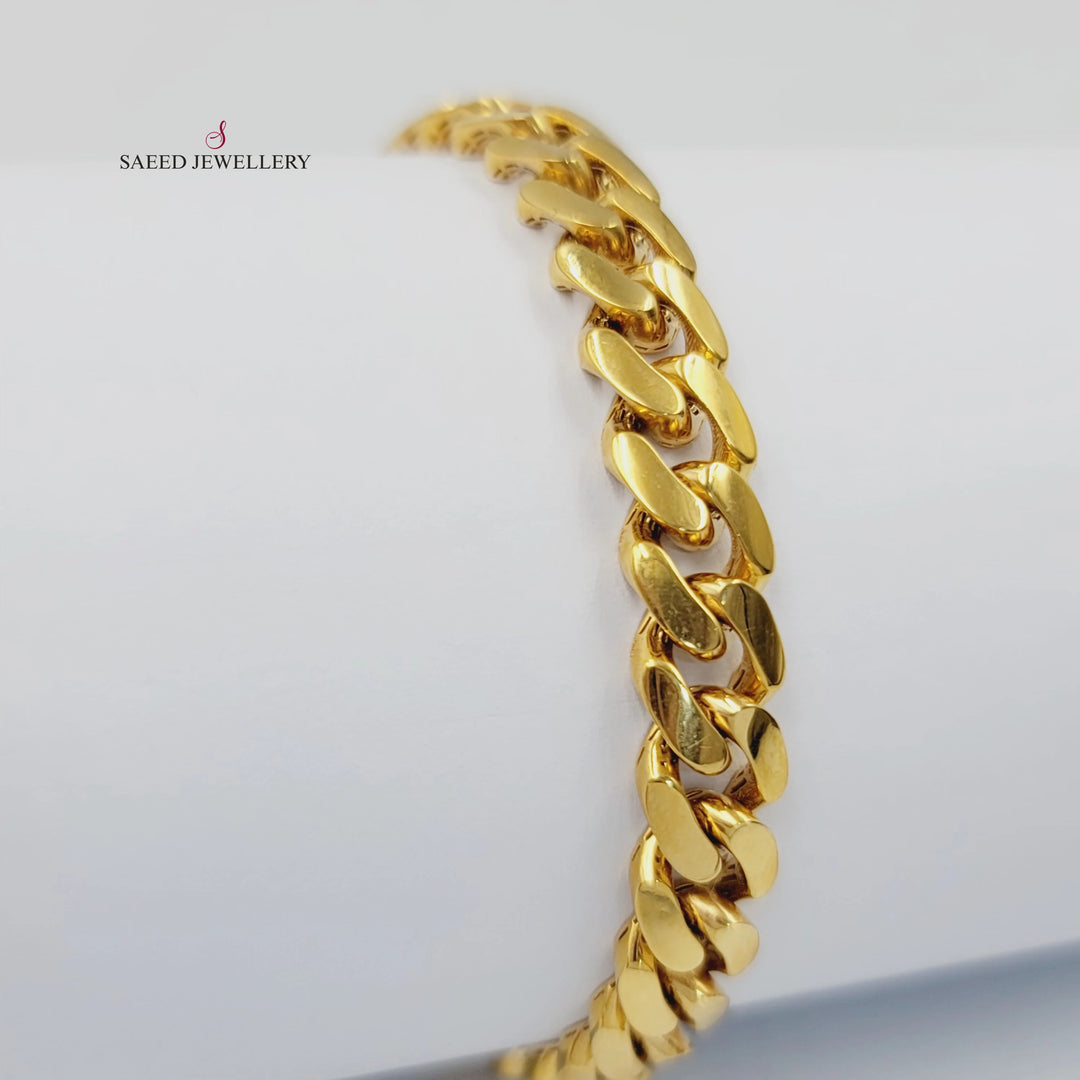 21K اسوارة جنزير-مجوهرات الشيخ سعيد-Saeed Jewelry 