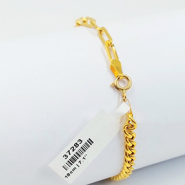 21K اسوارة اكسترا اكسترا-مجوهرات الشيخ سعيد-Saeed Jewelry 
