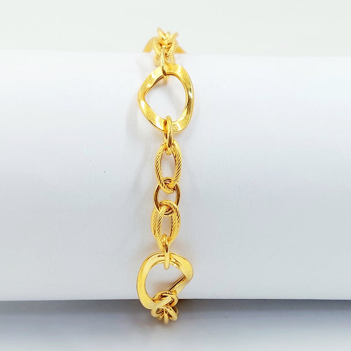 21K اسوارة فيرنا اكسترا-مجوهرات الشيخ سعيد-Saeed Jewelry 