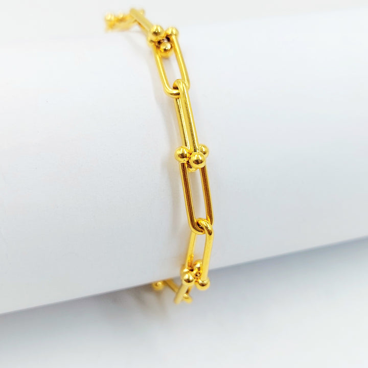 21K اسوارة بيبر كليب اكسترا-مجوهرات الشيخ سعيد-Saeed Jewelry 