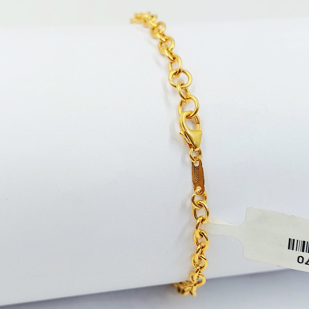21K اسوارة اونصه اكسترا-مجوهرات الشيخ سعيد-Saeed Jewelry 