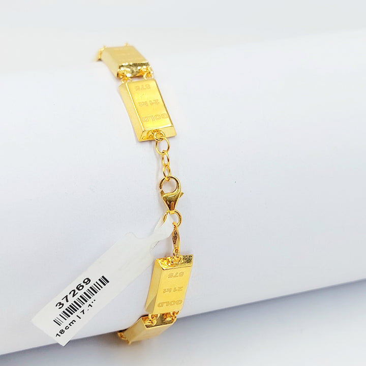 21K اسوارة اونصه اكسترا-مجوهرات الشيخ سعيد-Saeed Jewelry 