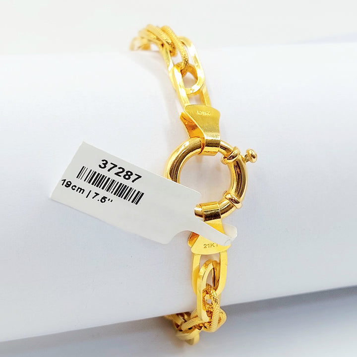 21K اسوارة فيرنا اكسترا-مجوهرات الشيخ سعيد-Saeed Jewelry 