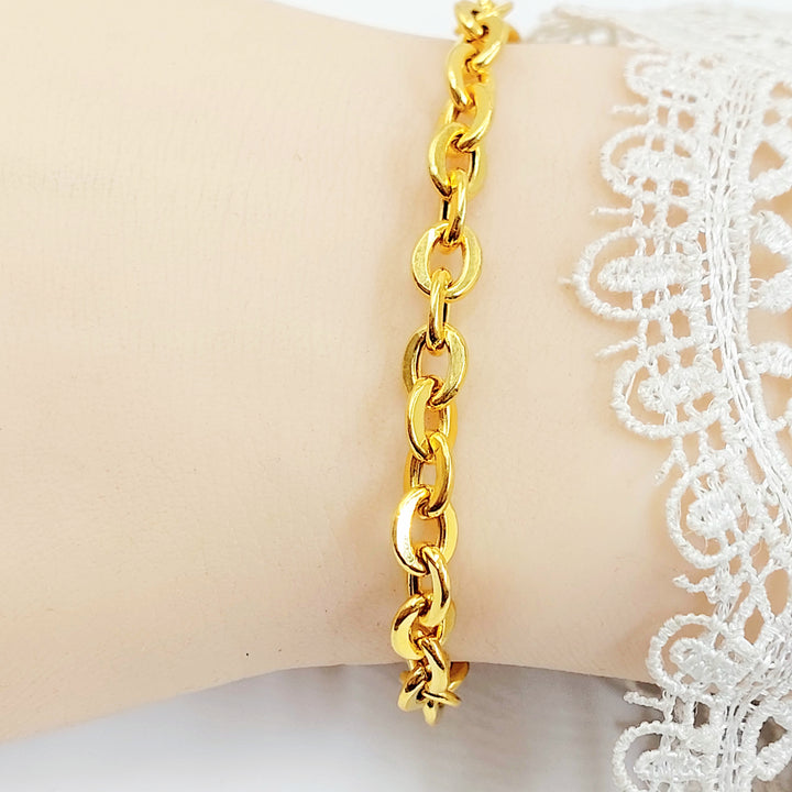 21K اسوارة دائري اكسترا-مجوهرات الشيخ سعيد-Saeed Jewelry 