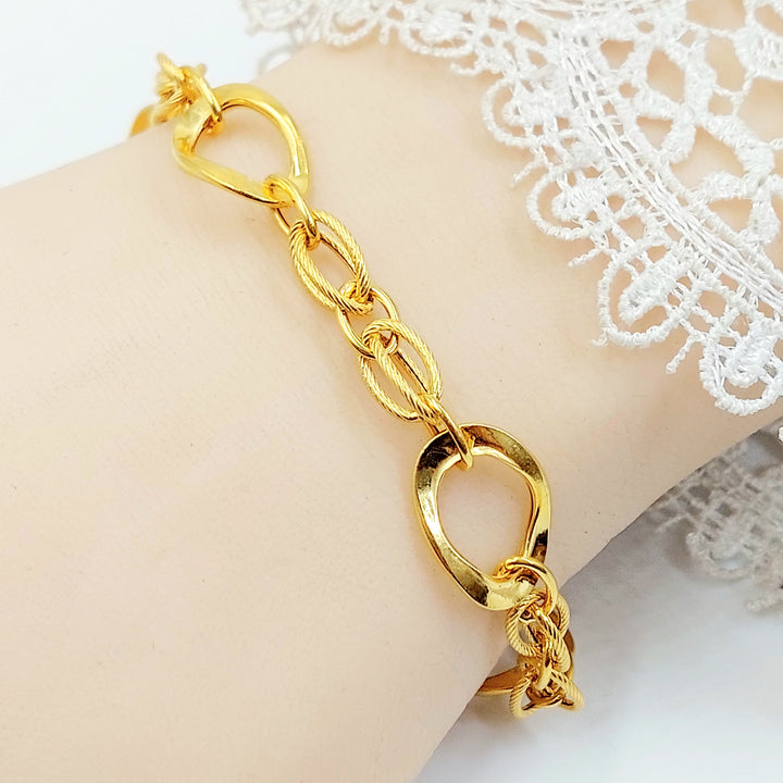 21K اسوارة فيرنا اكسترا-مجوهرات الشيخ سعيد-Saeed Jewelry 