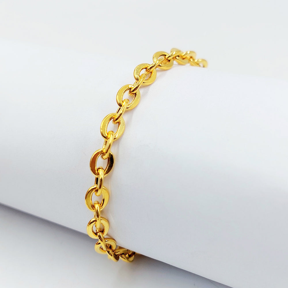 21K اسوارة دائري اكسترا-مجوهرات الشيخ سعيد-Saeed Jewelry 