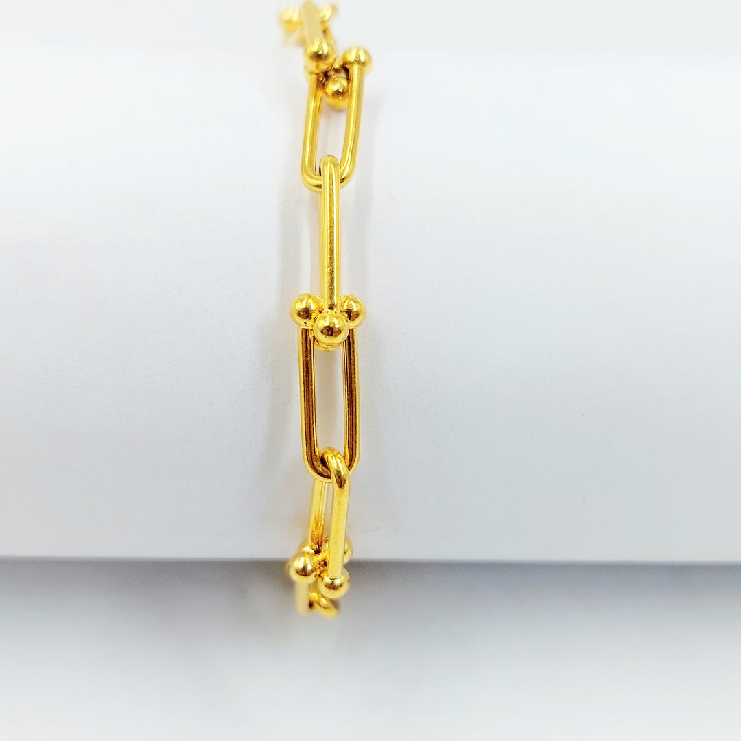 21K اسوارة بيبر كليب اكسترا-مجوهرات الشيخ سعيد-Saeed Jewelry 