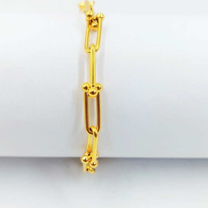 21K اسوارة بيبر كليب اكسترا-مجوهرات الشيخ سعيد-Saeed Jewelry 