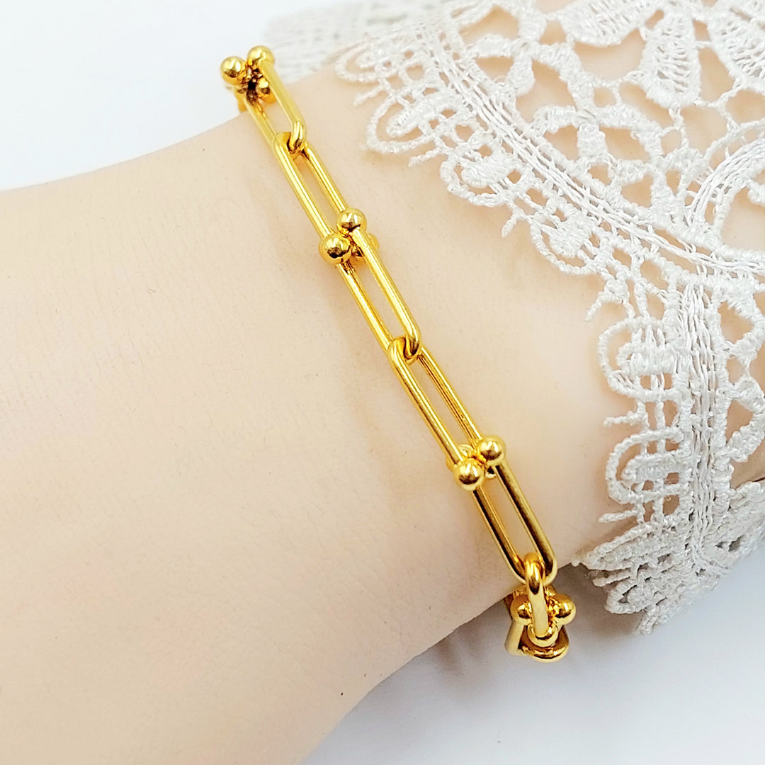 21K اسوارة بيبر كليب اكسترا-مجوهرات الشيخ سعيد-Saeed Jewelry 