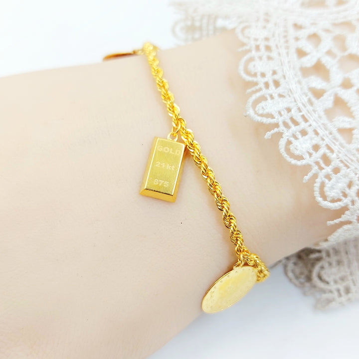 21K اسوارة دنانديش-مجوهرات الشيخ سعيد-Saeed Jewelry 