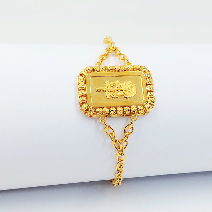 21K اسوارة اونصه اكسترا-مجوهرات الشيخ سعيد-Saeed Jewelry 