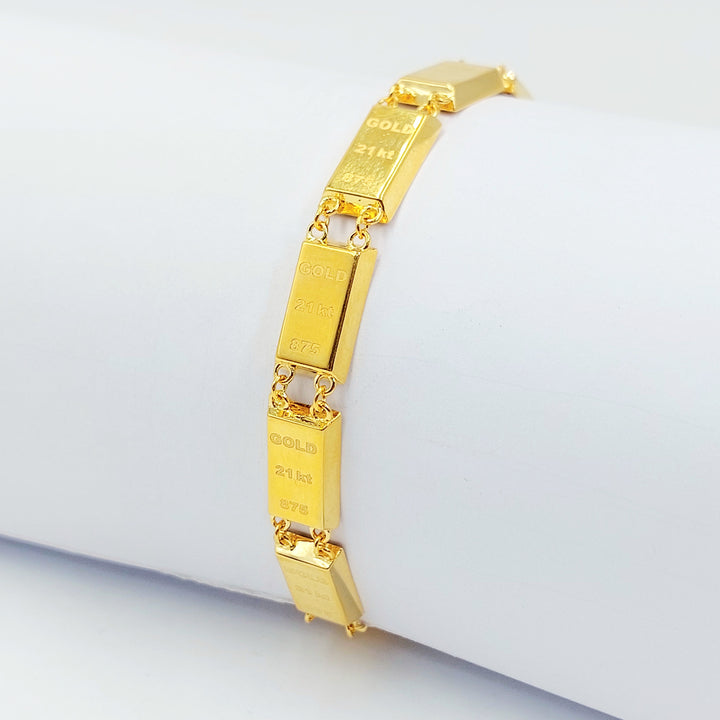 21K اسوارة اونصه اكسترا-مجوهرات الشيخ سعيد-Saeed Jewelry 