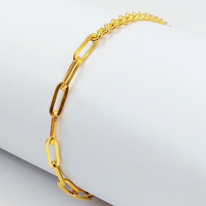 21K اسوارة اكسترا اكسترا-مجوهرات الشيخ سعيد-Saeed Jewelry 