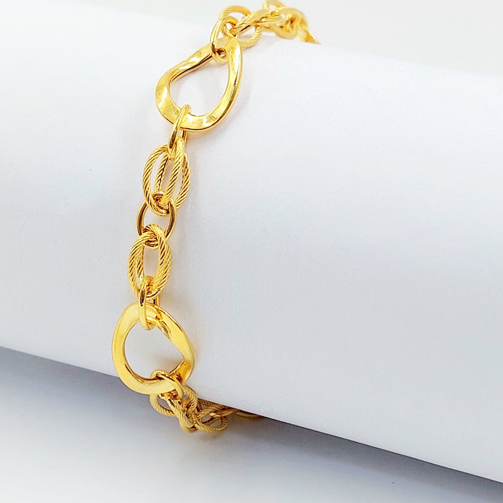 21K اسوارة فيرنا اكسترا-مجوهرات الشيخ سعيد-Saeed Jewelry 