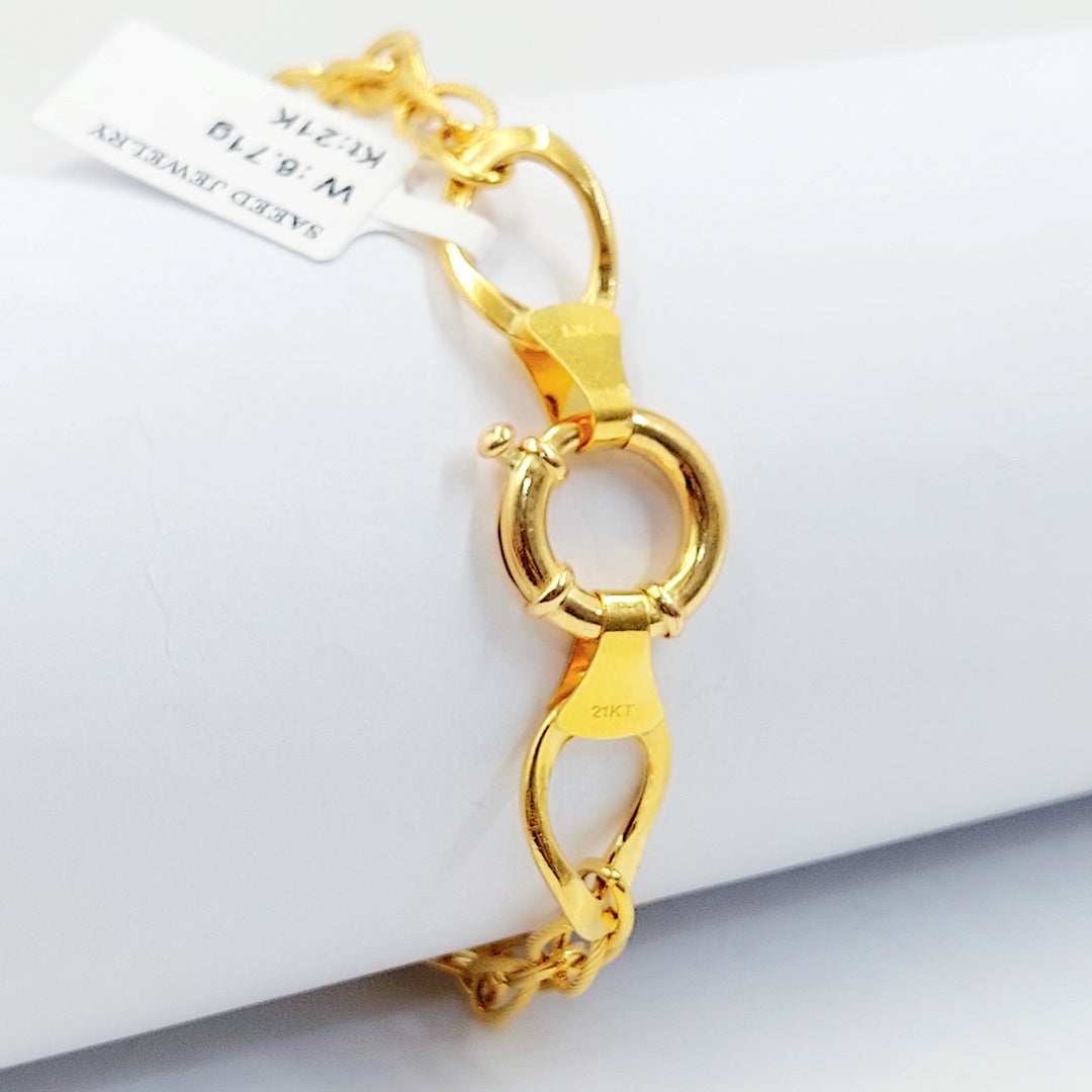 21K اسوارة فيرنا اكسترا-مجوهرات الشيخ سعيد-Saeed Jewelry 