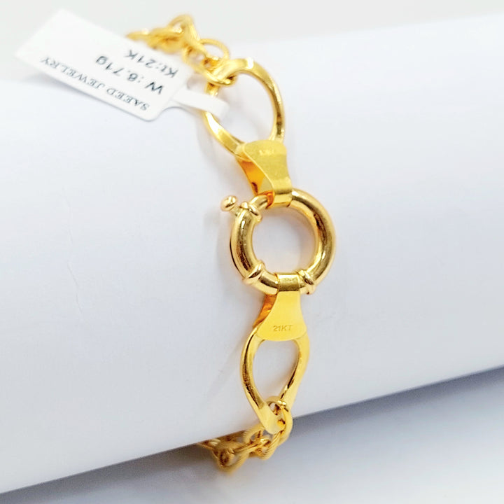21K اسوارة فيرنا اكسترا-مجوهرات الشيخ سعيد-Saeed Jewelry 