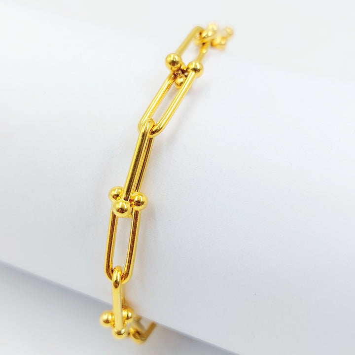 21K اسوارة بيبر كليب اكسترا-مجوهرات الشيخ سعيد-Saeed Jewelry 