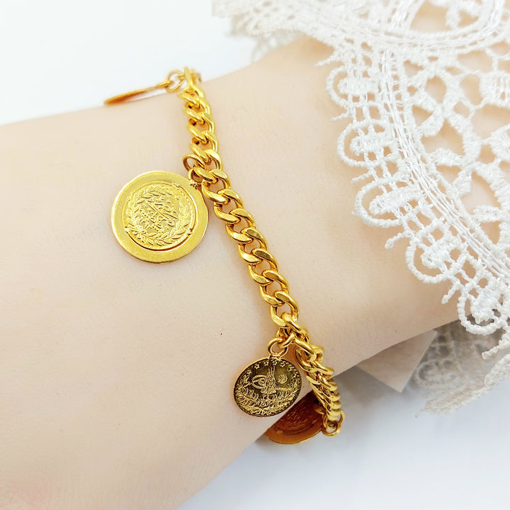 21K اسوارة دنانديش اكسترا-مجوهرات الشيخ سعيد-Saeed Jewelry 