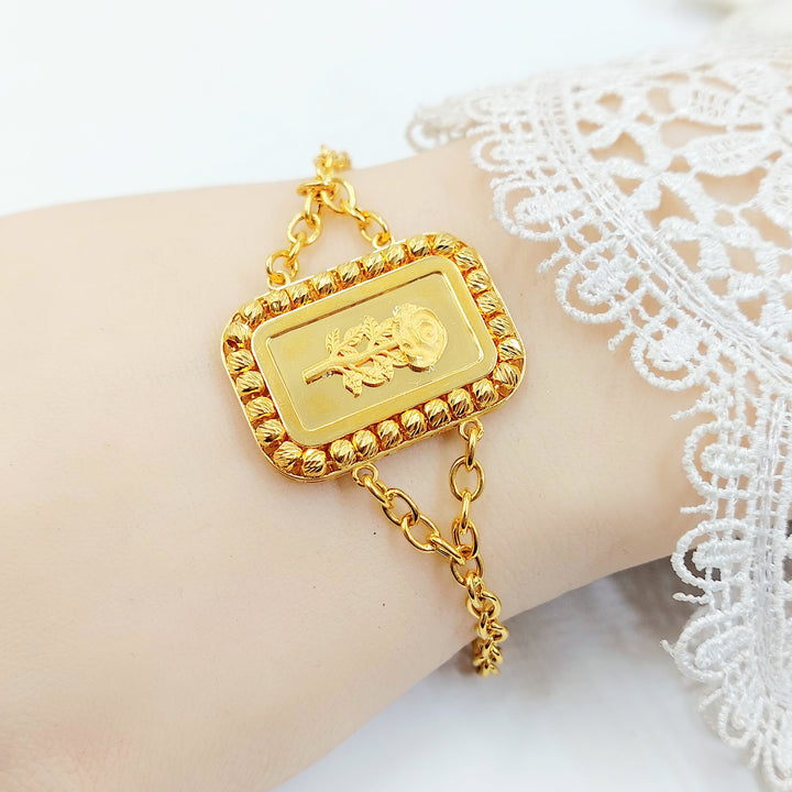 21K اسوارة اونصه اكسترا-مجوهرات الشيخ سعيد-Saeed Jewelry 