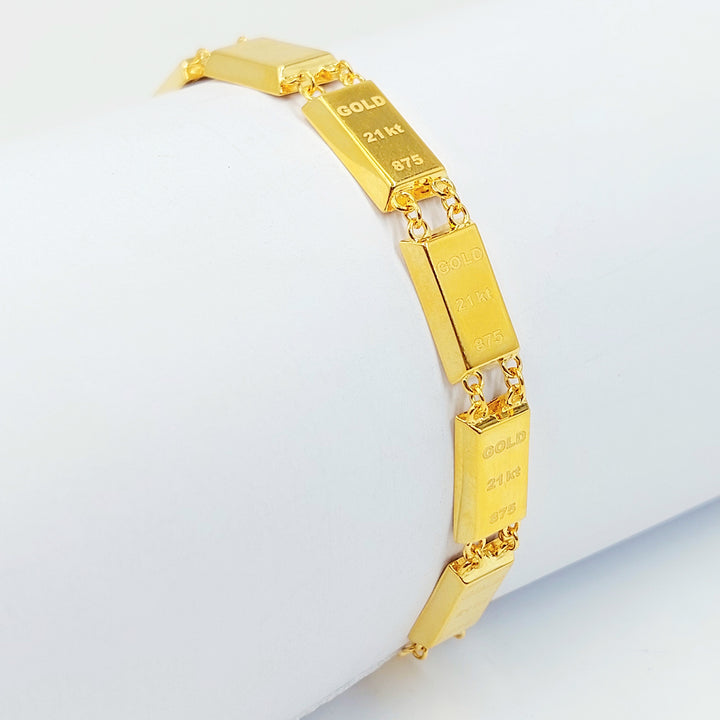 21K اسوارة اونصه اكسترا-مجوهرات الشيخ سعيد-Saeed Jewelry 