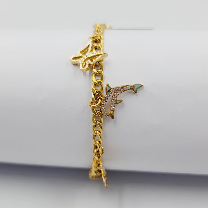 21K اسوارة دنانديش-مجوهرات الشيخ سعيد-Saeed Jewelry 