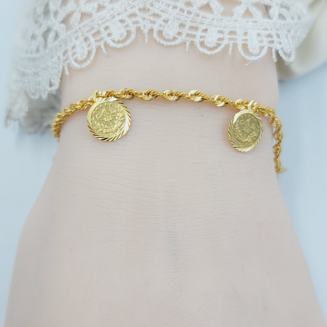 21K اسوارة دنانديش-مجوهرات الشيخ سعيد-Saeed Jewelry 