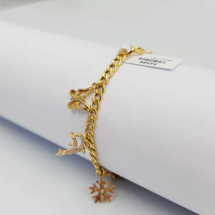 21K اسوارة دنانديش-مجوهرات الشيخ سعيد-Saeed Jewelry 