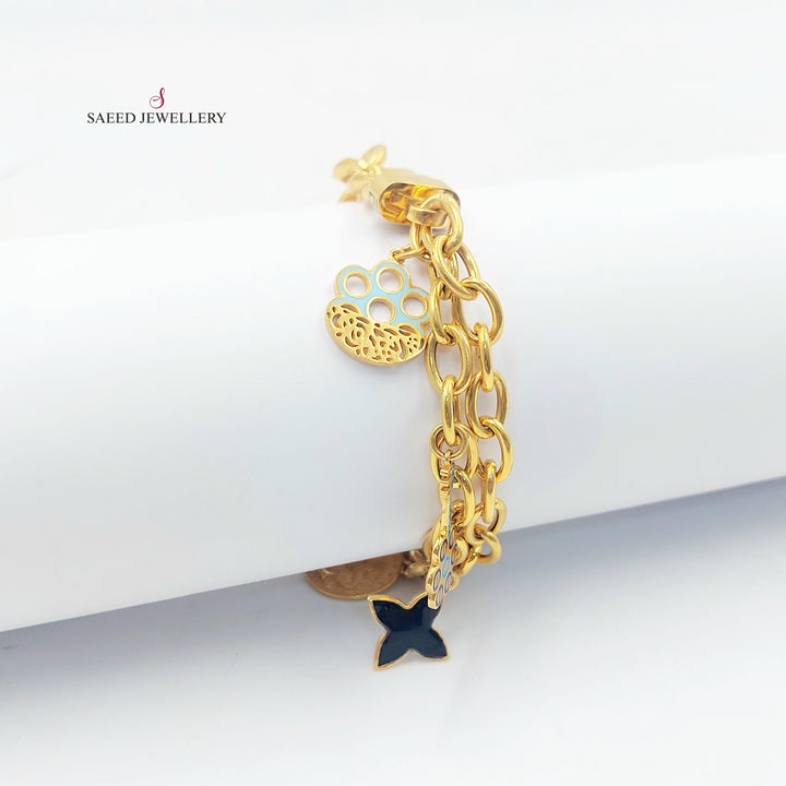 21K اسوارة جنزير دنانديش-مجوهرات الشيخ سعيد-Saeed Jewelry 