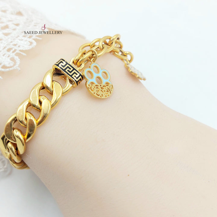 21K اسوارة جنزير دنانديش-مجوهرات الشيخ سعيد-Saeed Jewelry 