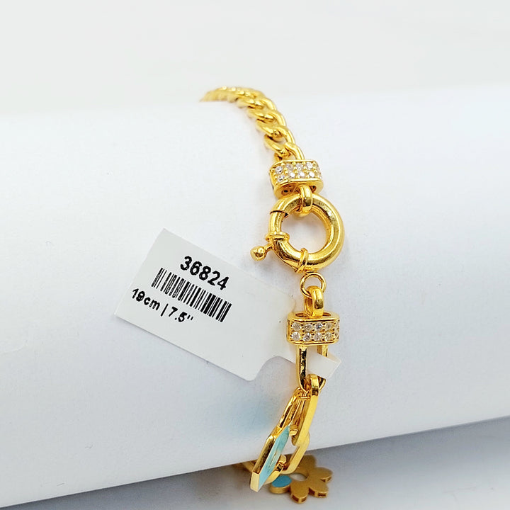 21K اسوارة دنانديش-مجوهرات الشيخ سعيد-Saeed Jewelry 