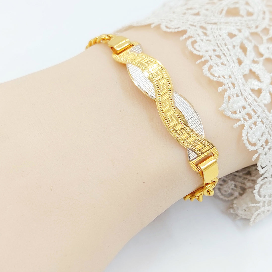 21K اسوارة بلاك اكسترا-مجوهرات الشيخ سعيد-Saeed Jewelry 