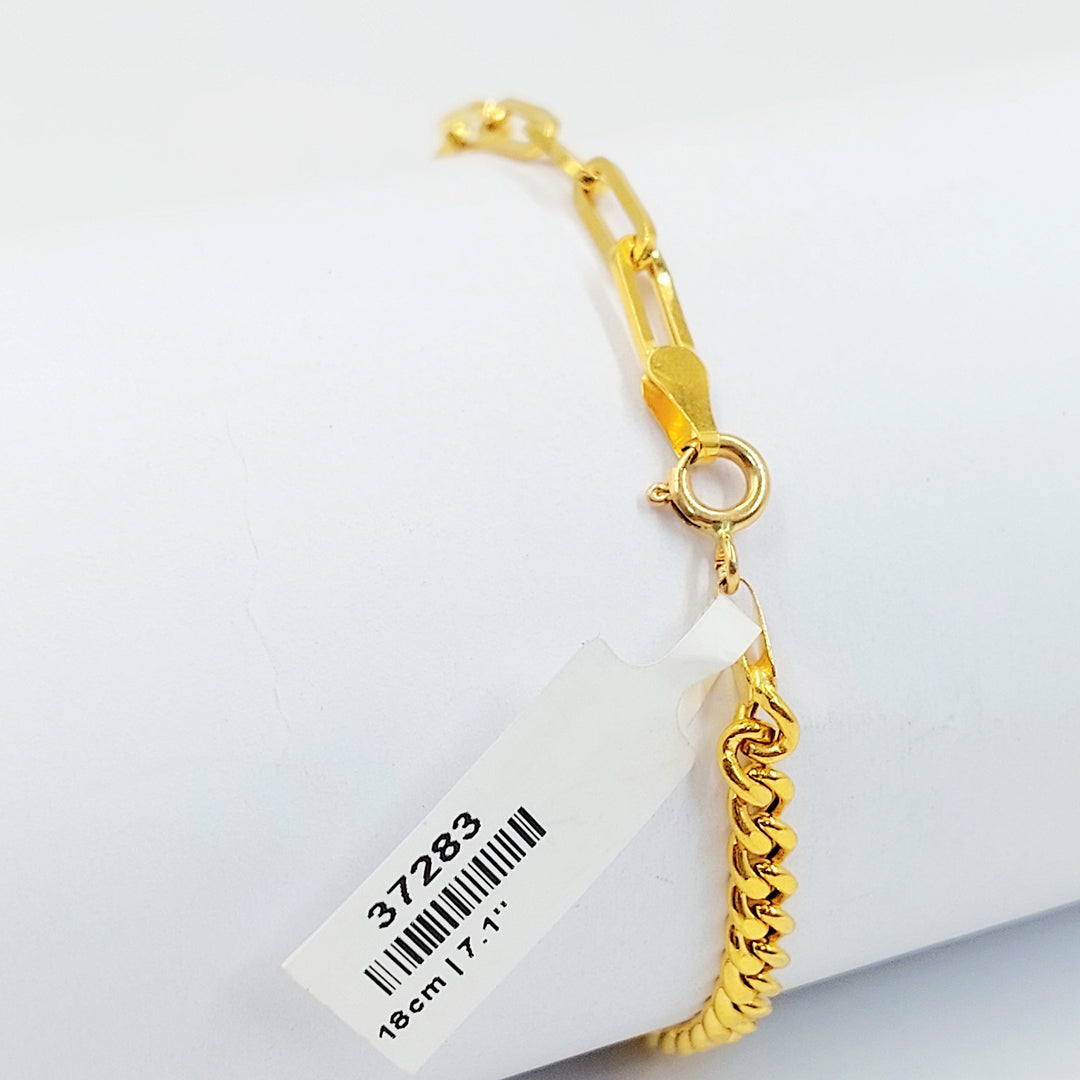 21K اسوارة اكسترا اكسترا-مجوهرات الشيخ سعيد-Saeed Jewelry 
