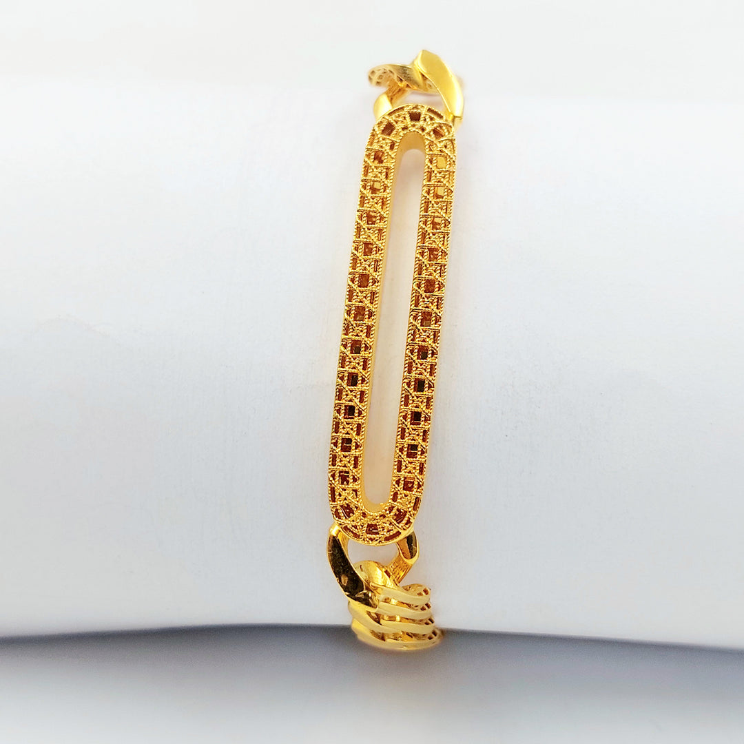 21K اسوارة جنزير اكسترا-مجوهرات الشيخ سعيد-Saeed Jewelry 