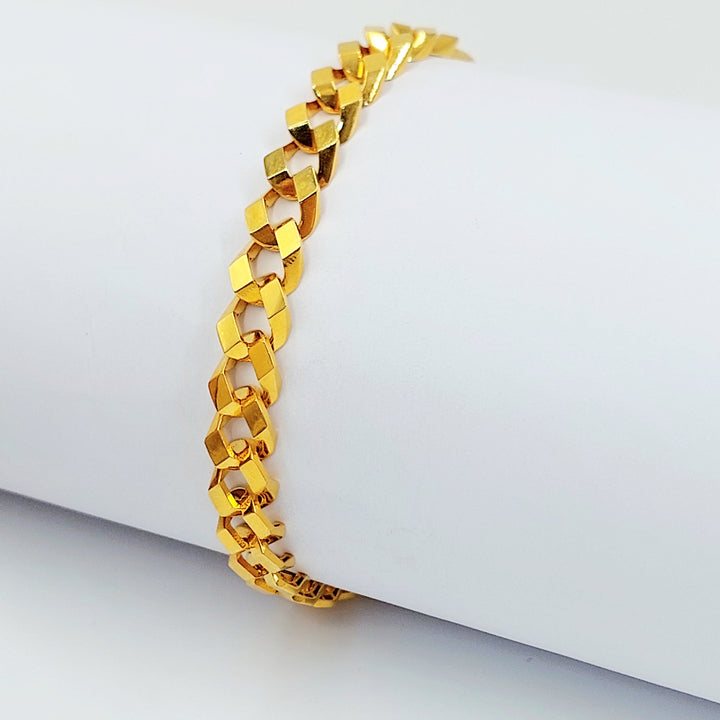 21K اسوارة جنزير اكسترا-مجوهرات الشيخ سعيد-Saeed Jewelry 