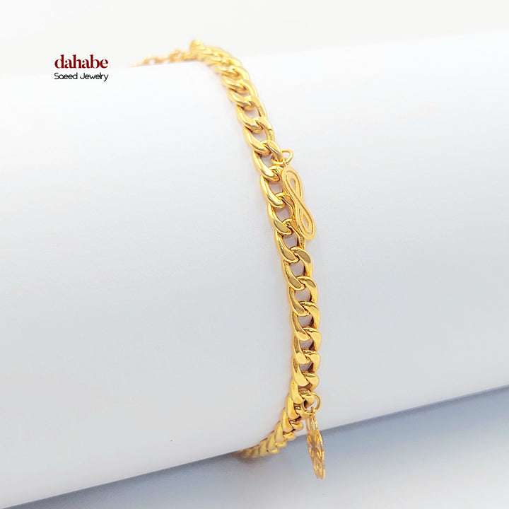 21K اسوارة فرفشة اكسترا-مجوهرات الشيخ سعيد-Saeed Jewelry 