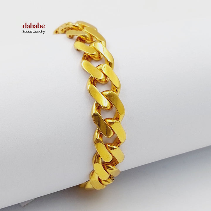 21K اسوارة جنزير اكسترا-مجوهرات الشيخ سعيد-Saeed Jewelry 