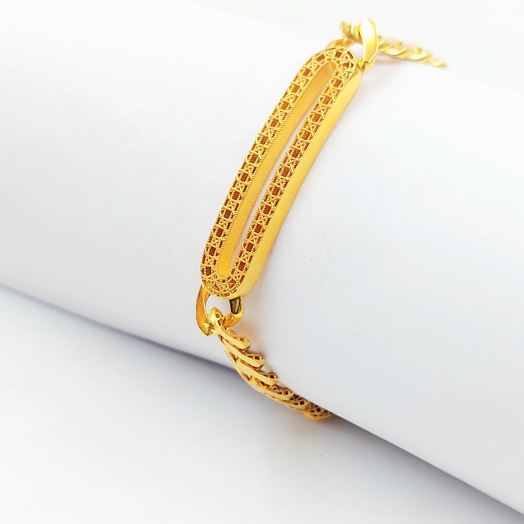 21K اسوارة جنزير اكسترا-مجوهرات الشيخ سعيد-Saeed Jewelry 