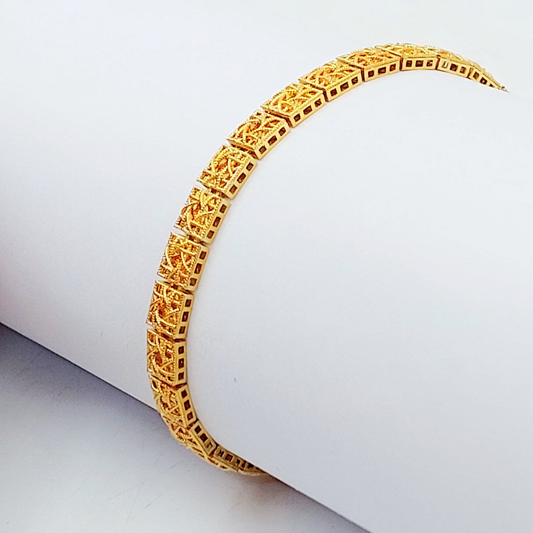 21K اسوارة كويتي اكسترا-مجوهرات الشيخ سعيد-Saeed Jewelry 