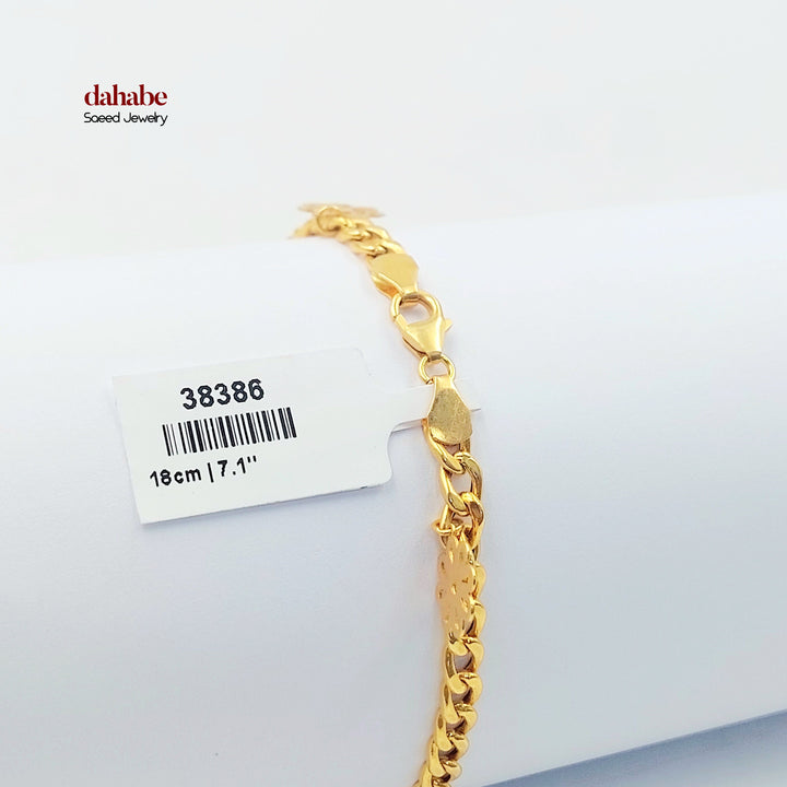 21K اسوارة فرفشة اكسترا-مجوهرات الشيخ سعيد-Saeed Jewelry 