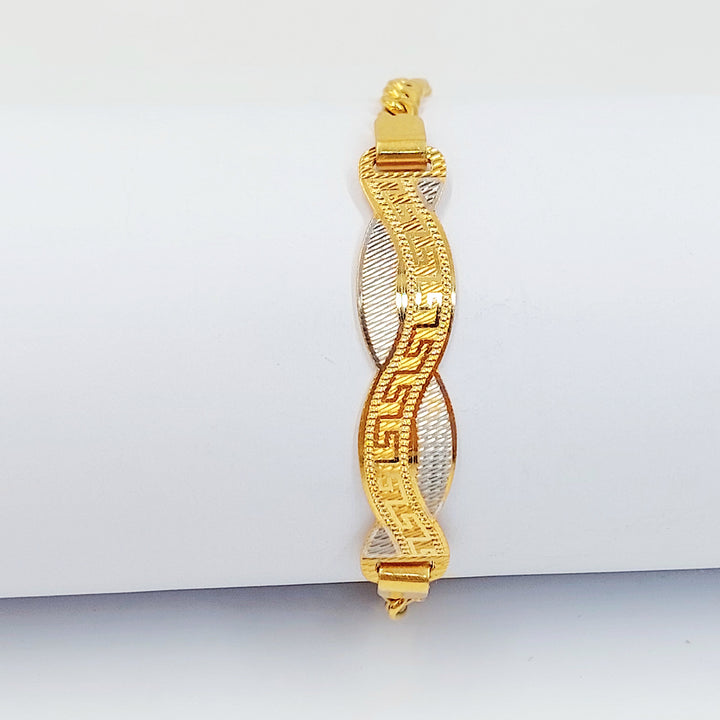 21K اسوارة بلاك اكسترا-مجوهرات الشيخ سعيد-Saeed Jewelry 