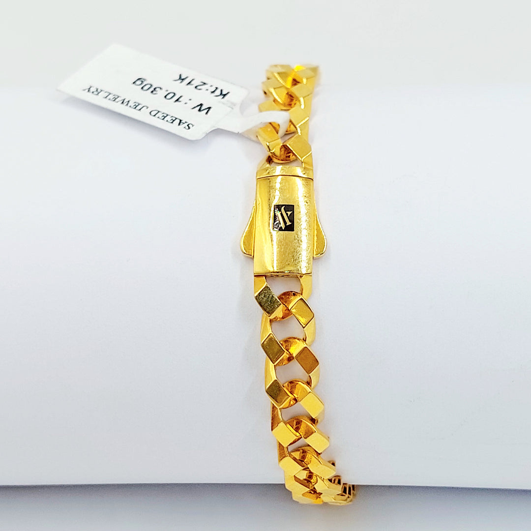 21K اسوارة جنزير اكسترا-مجوهرات الشيخ سعيد-Saeed Jewelry 