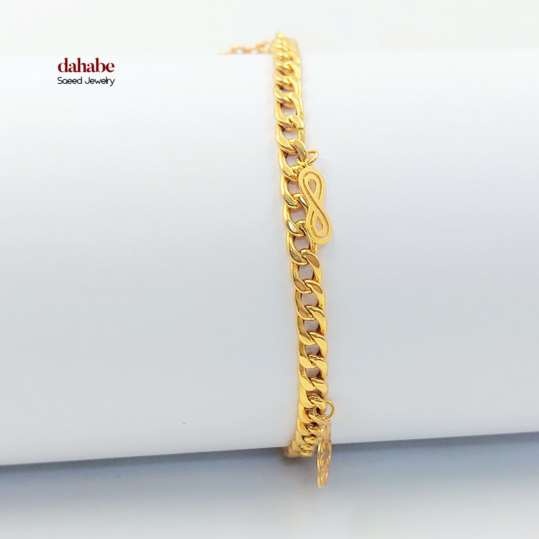 21K اسوارة فرفشة اكسترا-مجوهرات الشيخ سعيد-Saeed Jewelry 