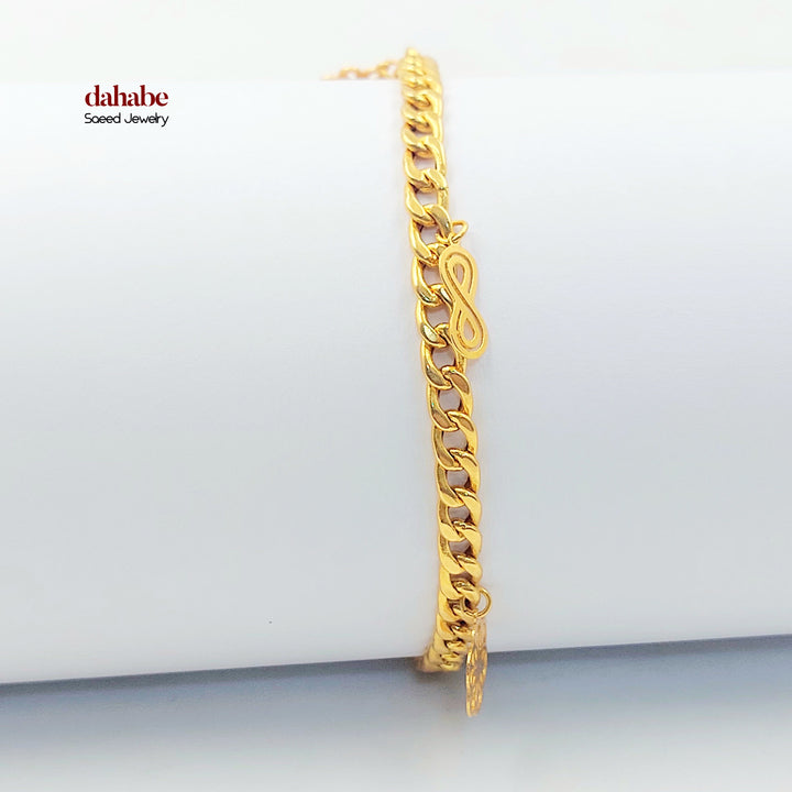 21K اسوارة فرفشة اكسترا-مجوهرات الشيخ سعيد-Saeed Jewelry 