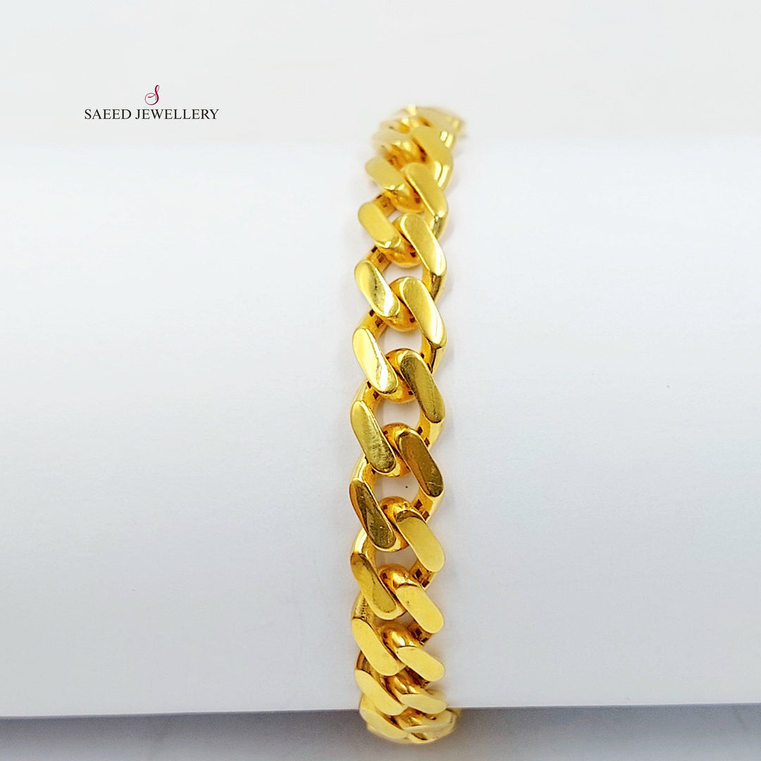 21K اسوارة جنزير اكسترا-مجوهرات الشيخ سعيد-Saeed Jewelry 