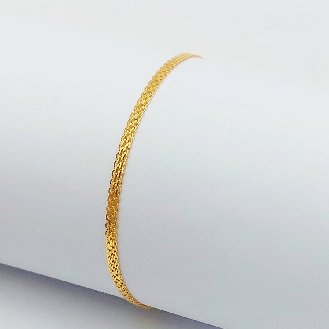 21K اسوارة مبسط اكسترا-مجوهرات الشيخ سعيد-Saeed Jewelry 