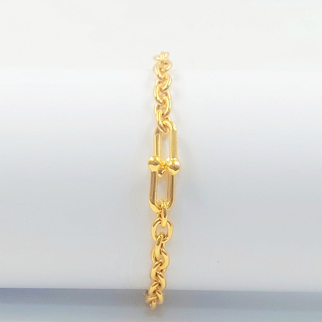 21K اسوارة بيبر كليب اكسترا-مجوهرات الشيخ سعيد-Saeed Jewelry 