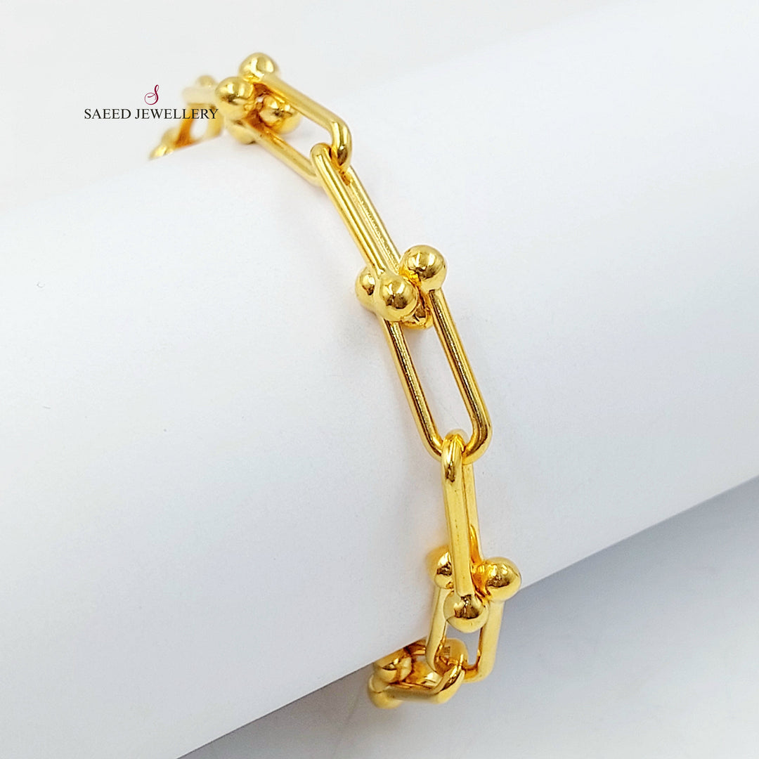 21K اسوارة بيبر كليب اكسترا-مجوهرات الشيخ سعيد-Saeed Jewelry 