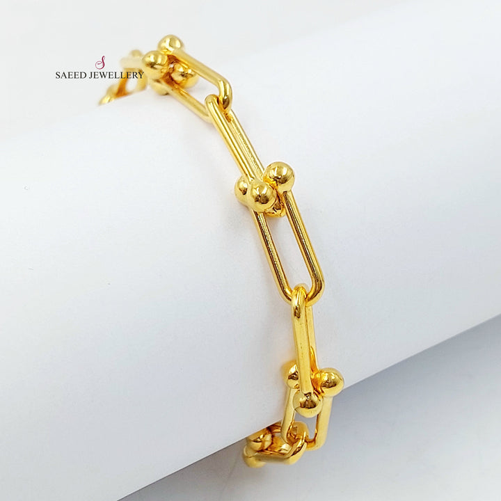 21K اسوارة بيبر كليب اكسترا-مجوهرات الشيخ سعيد-Saeed Jewelry 