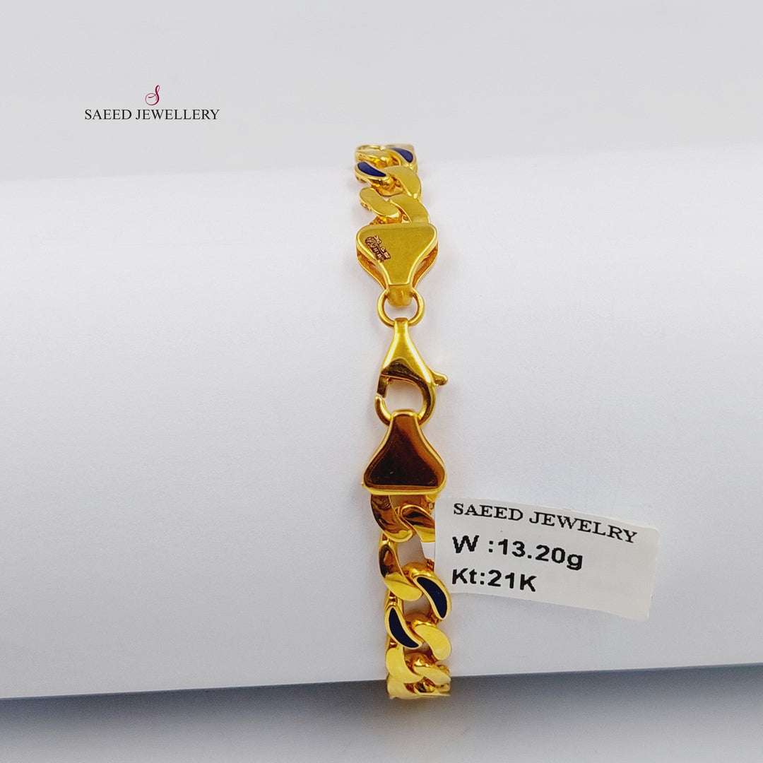 21K اسوارة اسلامي اكسترا-مجوهرات الشيخ سعيد-Saeed Jewelry 