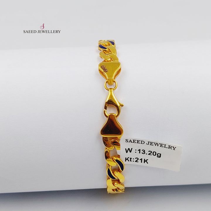 21K اسوارة اسلامي اكسترا-مجوهرات الشيخ سعيد-Saeed Jewelry 